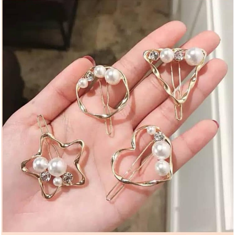 Hair Clip Jepit  Rambut  Korea  SV 0037 Grosir 12 Pcs 