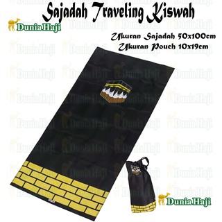 Sajadah Tipis Travel Traveling Tas Dompet KISWAH KISWA Oleh Oleh Haji dan Umroh /pc