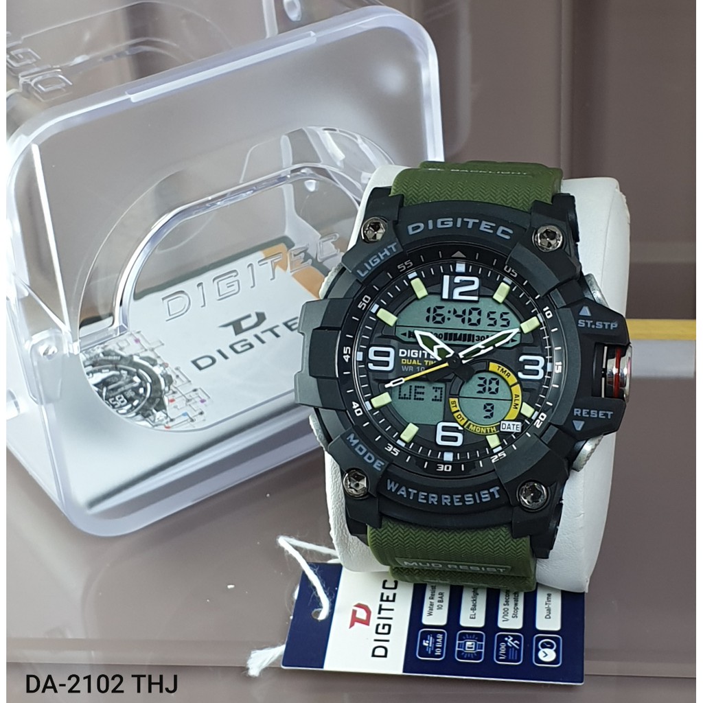 Jam Tangan Pria Digitec Free Box + Kartu Garansi Resmi Original / Jam Tangan Murah.