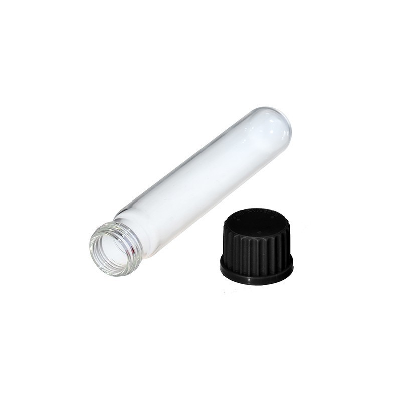 SUJI - Sample Tube 180 Screw Cap GL 25 Black-1