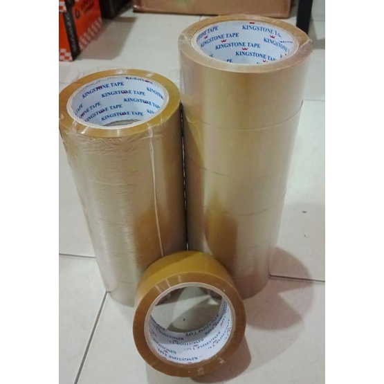 

Lakban bening coklat - Isolasi - opp tape - solasi