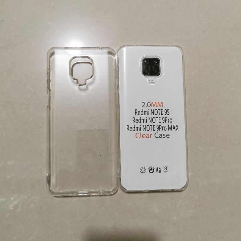 CASE REDMI NOTE 9 PRO / REDMI NOTE 9S / REDMI 9 PRO MAX / POCO M2 PRO CLEAR HD TEBAL 2.0MM BENING SOFTCASE