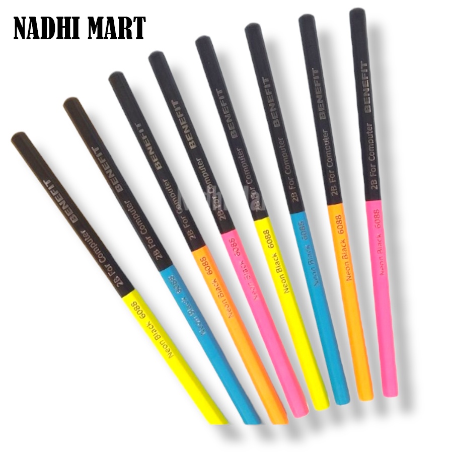 

BENEFIT PENSIL 2B P 6088 NEON BLACK / PENSIL / PENSIL MURAH / PENSIL ANAK