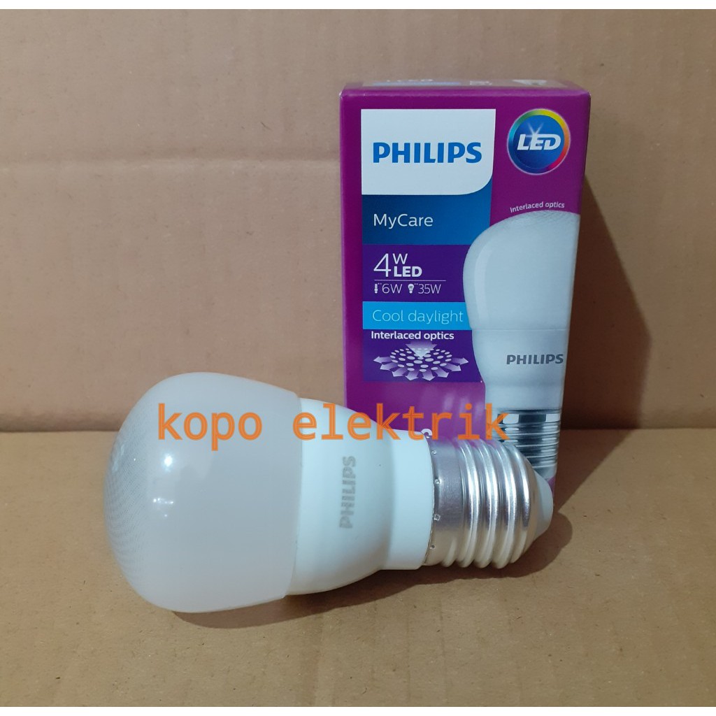 PROMO (Lampu Led Philips 4w / 4 watt Putih)