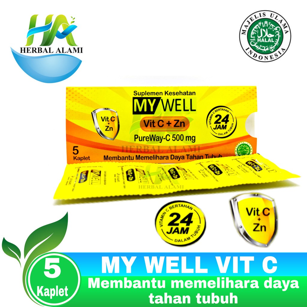 My Well Vitamin C 500 + ZN PerSetrip