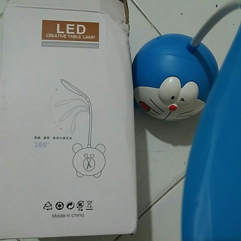 Lampu Meja Belajar Doraemon|Lampu Tidur Hello Kitty|LED Creative Table Lamp