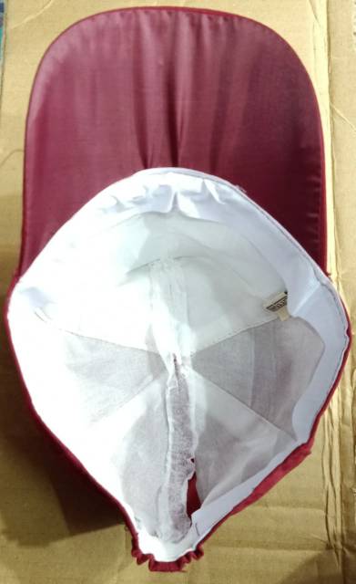 Topi dasi sekolah anak SD SMP SMA SLTA bordir famatex halus pengatur karet gesper adem murah