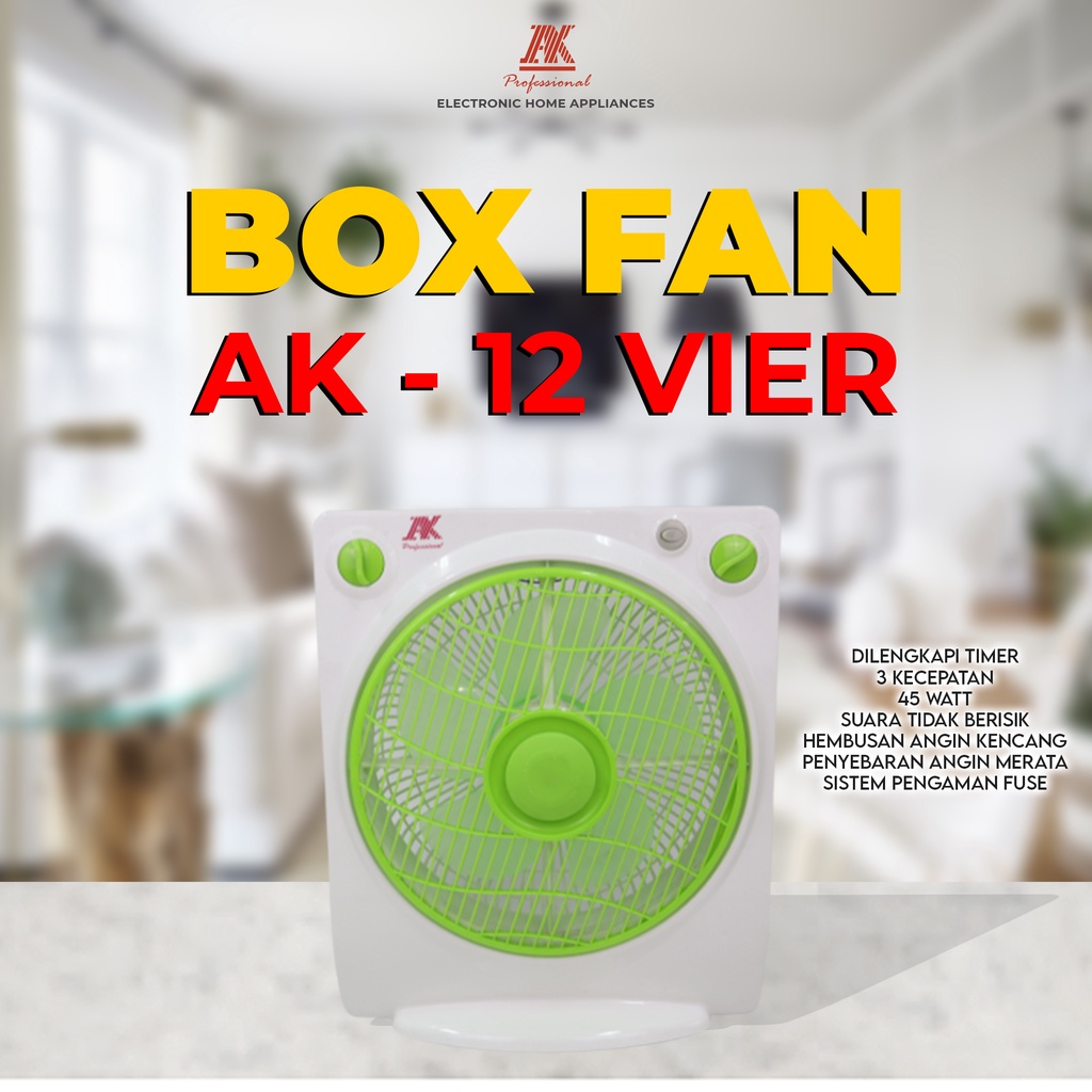 AK - Boxfan / Kipas Kotak AK 12&quot; VIER MURAH BANGET / GARANSI RESMI