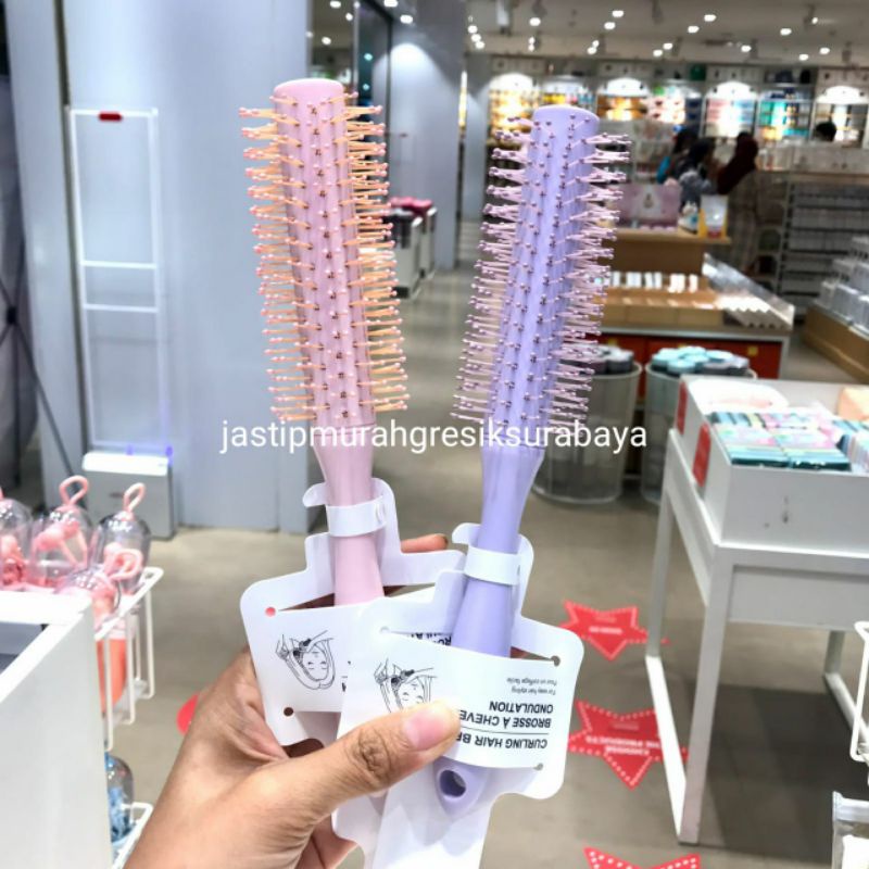 CURLY HAIR BRUSH MINISO SISIR MINISO