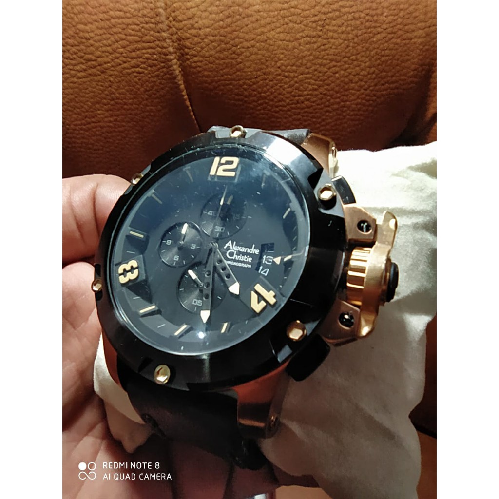 Alexander Christie AC 6295 MC Rose Gold, Full set, Second, kondisi +-93 %, Chrono aktif,All Original