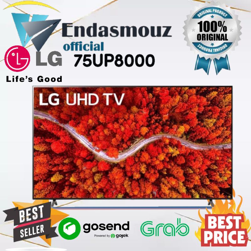 LG LED TV 75UP8000 UHD 4K  SMART TV 75 INCH  75UP8000PTB
