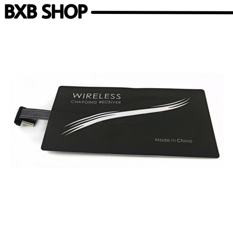 Receiver USB Type C Qi Wireless Charging For Smartphone - Black