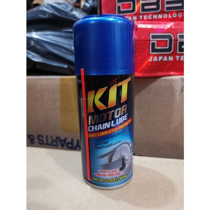 KIT CHAIN LUBE Aerosol 110 ml Oli Pelumas Rantai Murah Kualitas Original Kit Rantai