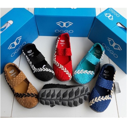 Mall sepatu rajut anak perempuan OGGO junior 206 for kids size 30-35 sale