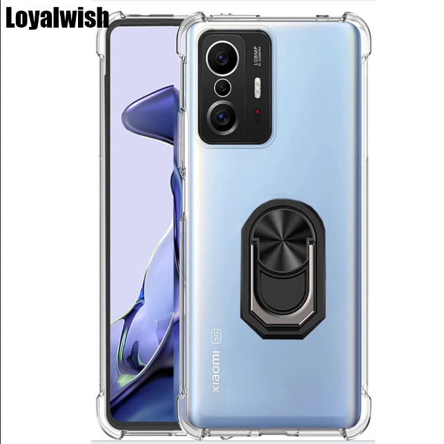 XIAOMI 11T / 11T PRO Airbag Corner Ring Standing Case Clear Softcase