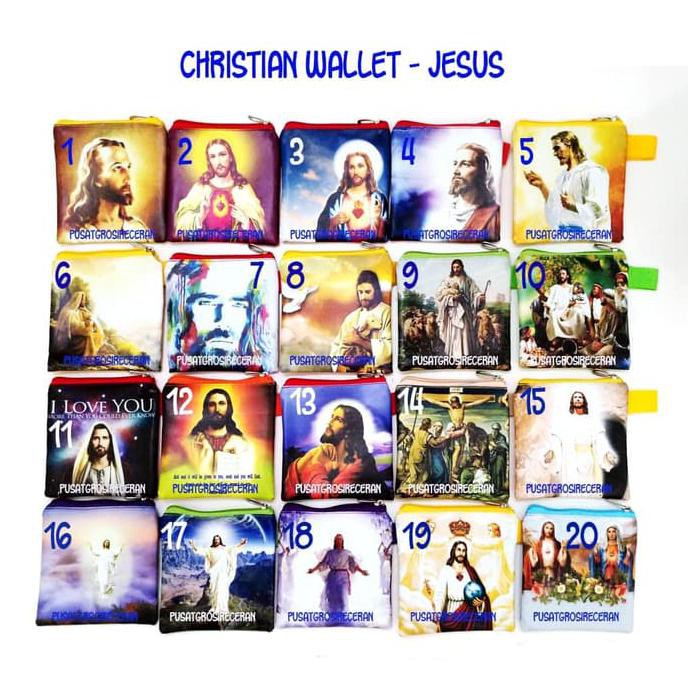 Jual Christian Wallet Souvenir Kristen Katolik Kristiani Tempat Rosario Bag Kwalitas Terbaik