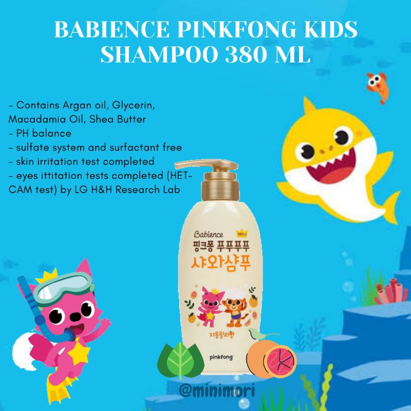 Babience Pinkfong Kids Shampoo 380 ml