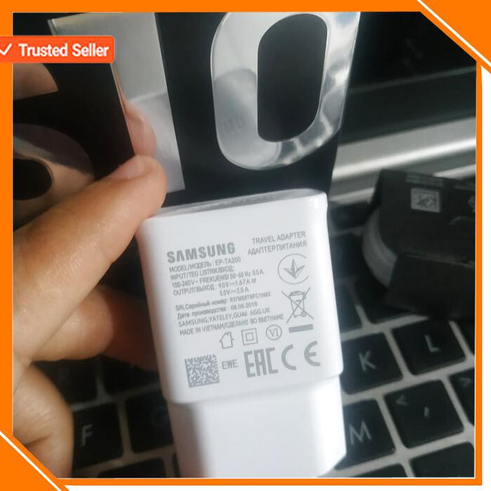 ACC HP CHARGER SAMSUNG GALAXY S10 S10+ S10E M20 ORIGINAL USB TYPE C PTH