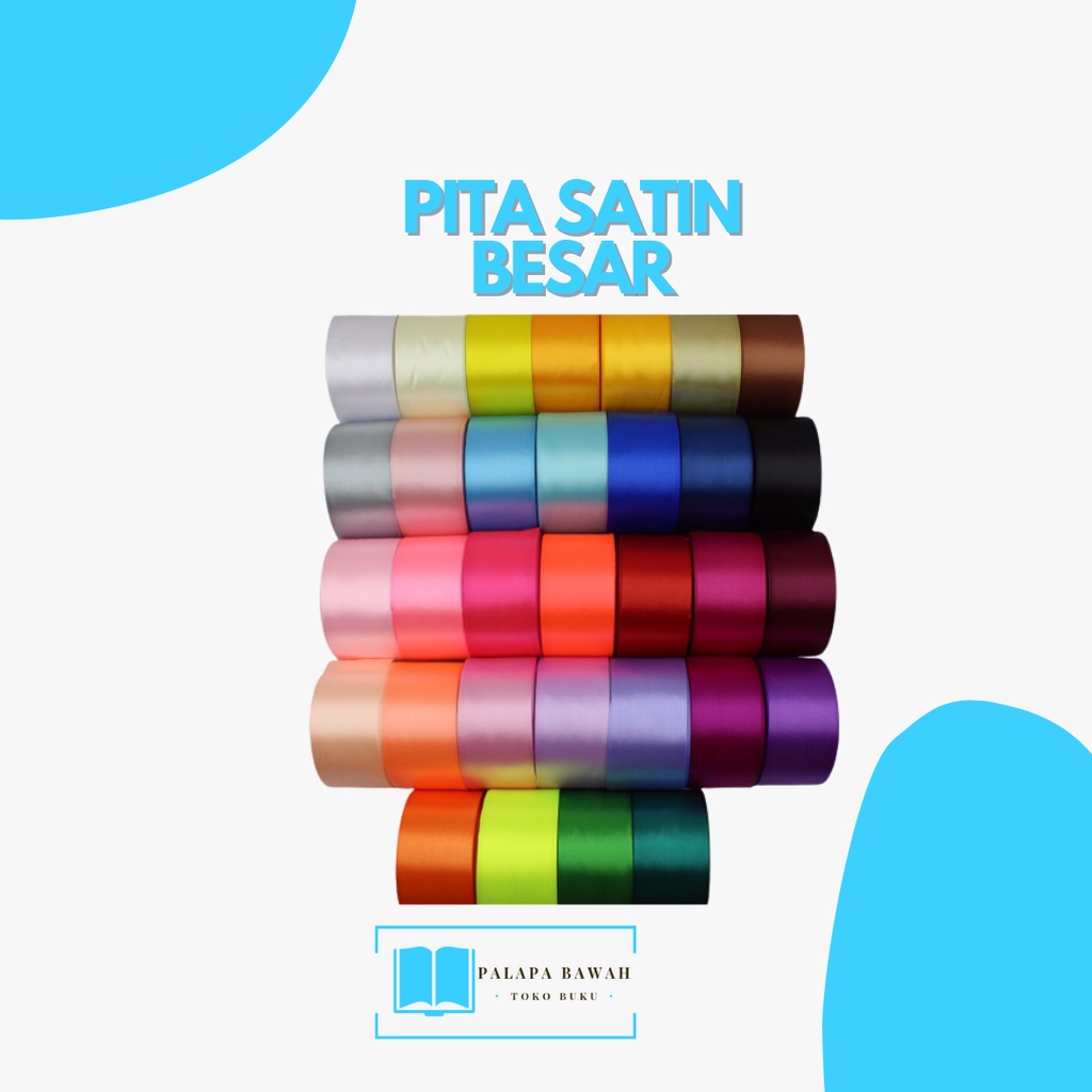 

PITA SATIN 2,5 CM , 1,6 CM , 3/4 INCHI PER METER