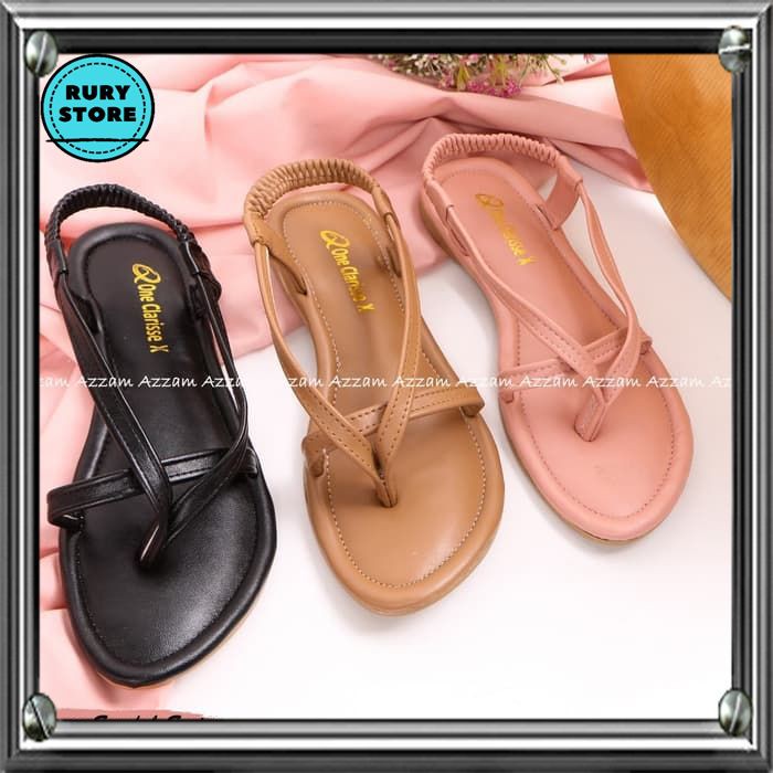 Sandal Tali Wanita Sandal TALI BELAKANG ELEGEAN Wanita Fashion