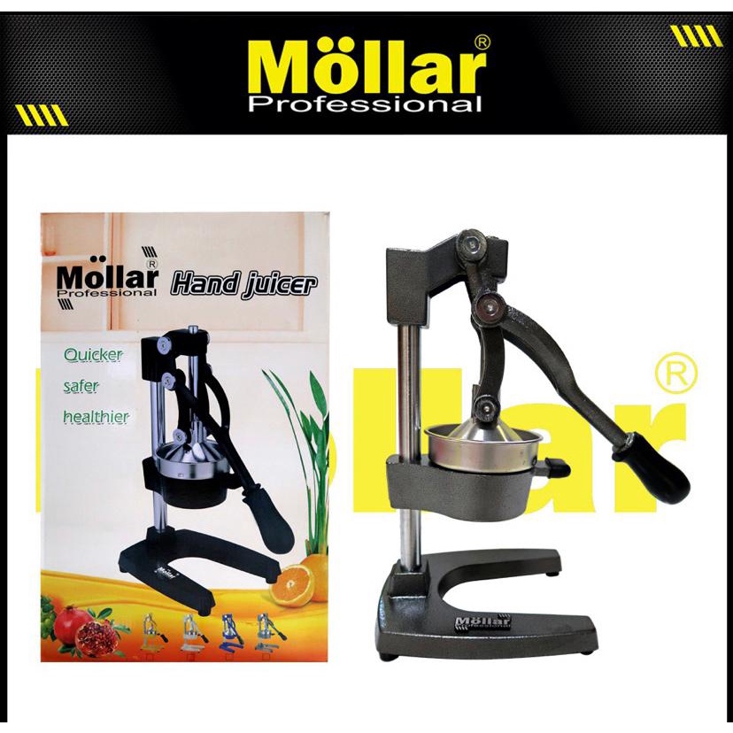 MOLLAR Hand Juicer Manual Press Peras Alat Peras Pemeras Jeruk Lemon Praktis Besi Berat