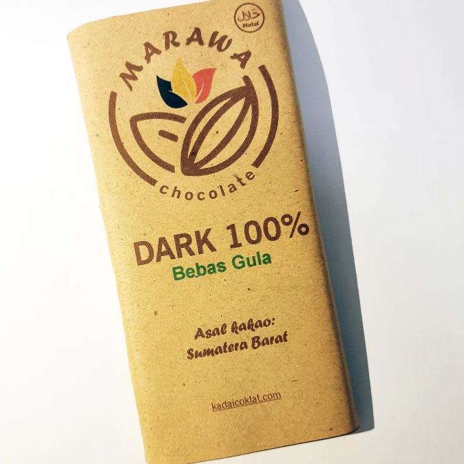 100% Dark Chocolate / Coklat Hitam / Sugar Free/ Coklat Diet Keto