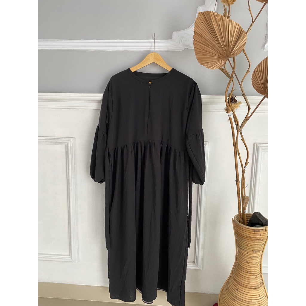 midi dress/ midi dress wanita/ midi dress crinkle/ midi dress jumbo