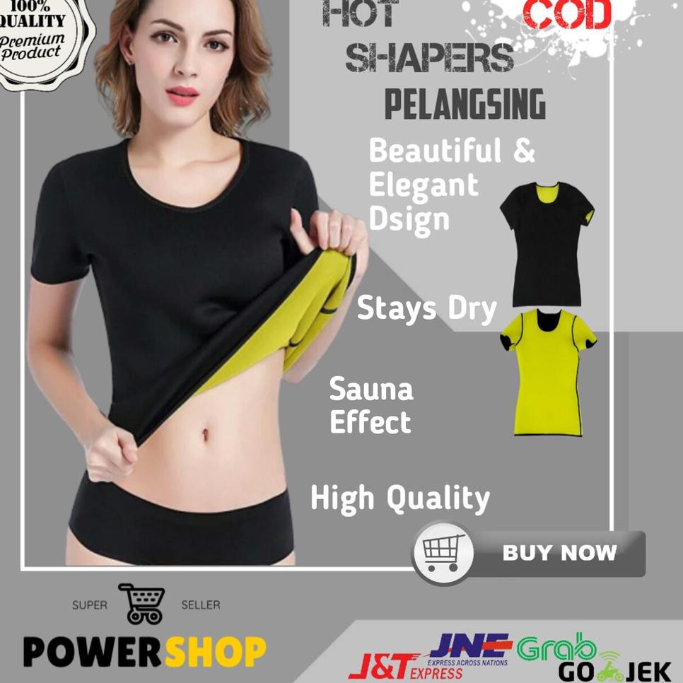 AnhekA's KORSET BAJU PELANGSING PENGECIL PERUT BAJU SAUNA SUIT GYM PRIA WANITA HOT SHAPER ORIGINAL N