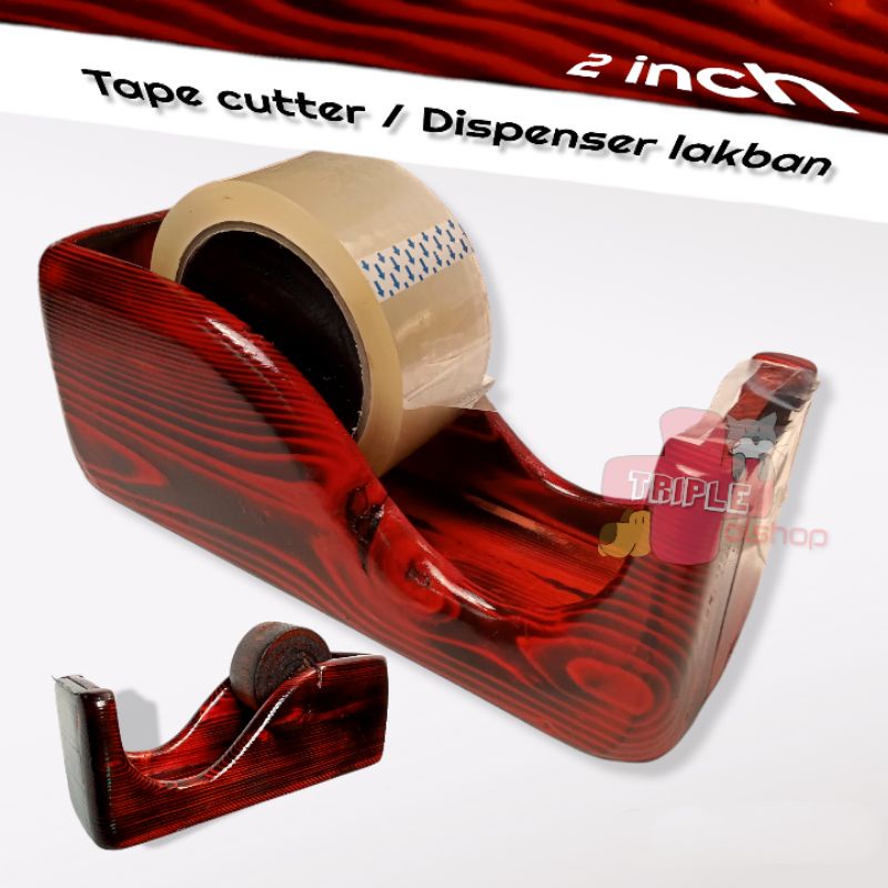 

DISPENSER LAKBAN JUMBO 2 INCHI, TEMPAT LAKBAN/TAPE CUTTER MEWAH MURAH