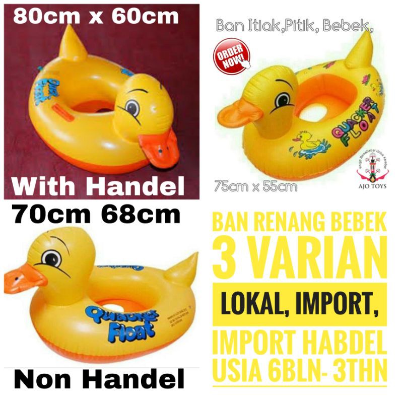 Ban Renang Bebek Ber Lobang Kaki Model Celana 3 Varian Import Impor Handel Dan Lokal Shopee Indonesia