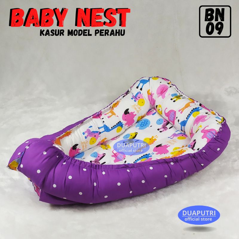 KASUR BAYI MODEL PERAHU - MOTIF BN..9