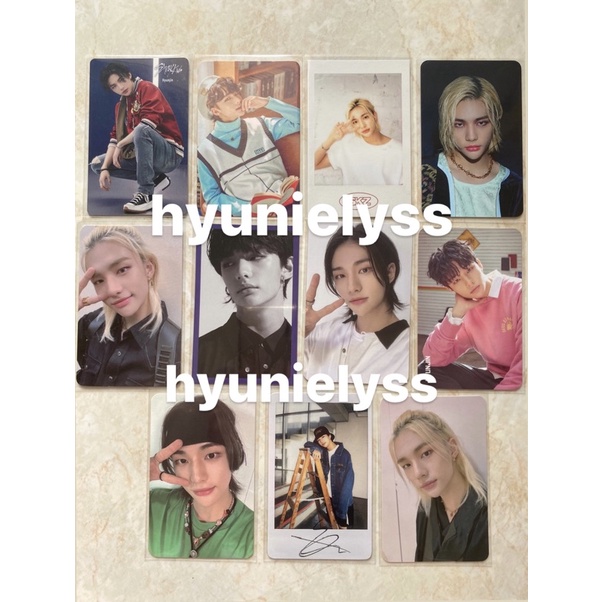 Stray Kids Hyunjin Photocards TOP OP 3 SG 2021 PCB Withfans POB IMY Appmus VC Signed Polaroid