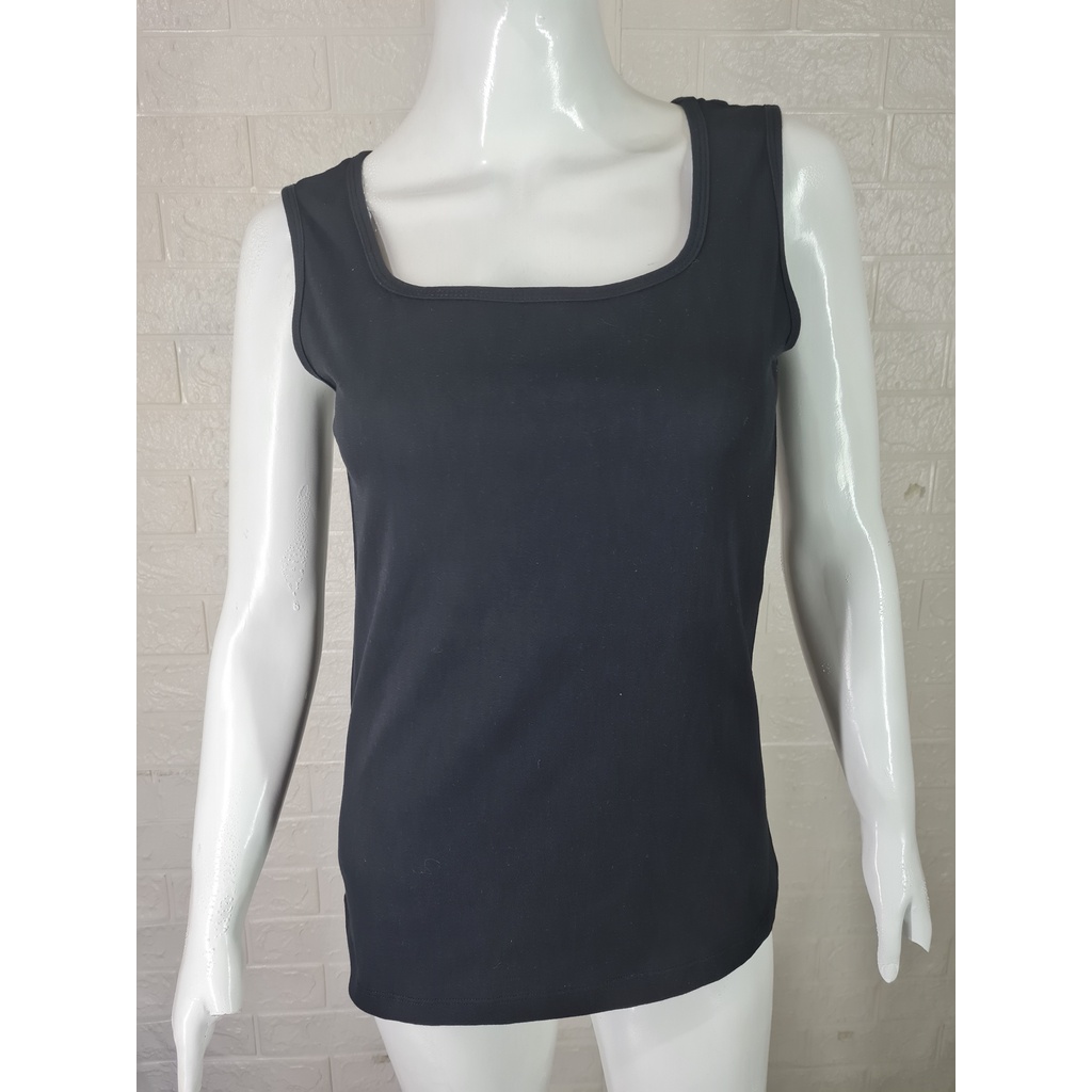 Singlet wanita - Tank Top Wanita Casual Hitam