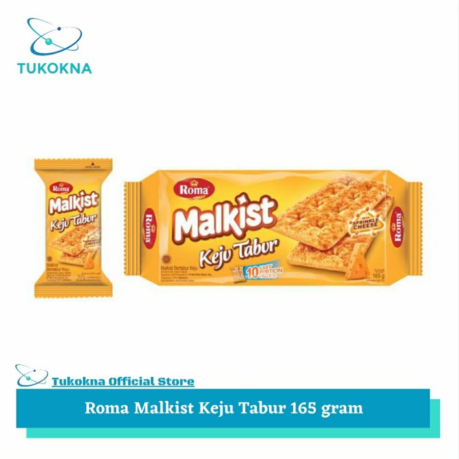 

Roma Malkist Keju Tabur 165 gram