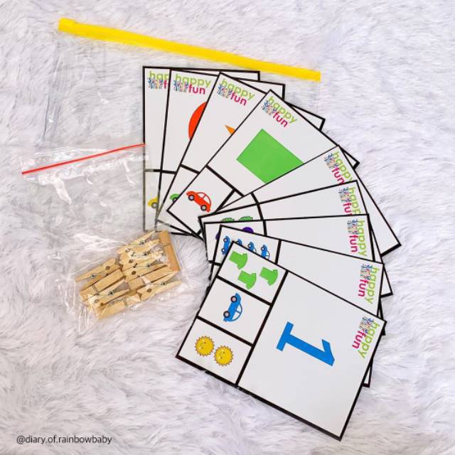 

HAPPY FUN COLOR & NUMBER FLASH CARDS