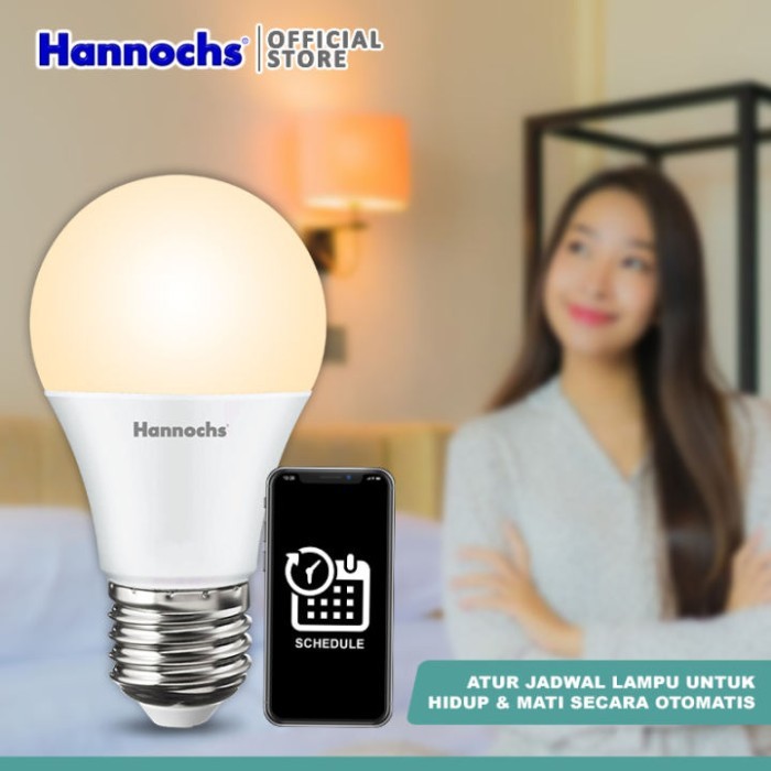 Hannochs Smart LED Futura 9 watt RGB - Lampu Led Pintar Wifi 9 Watt