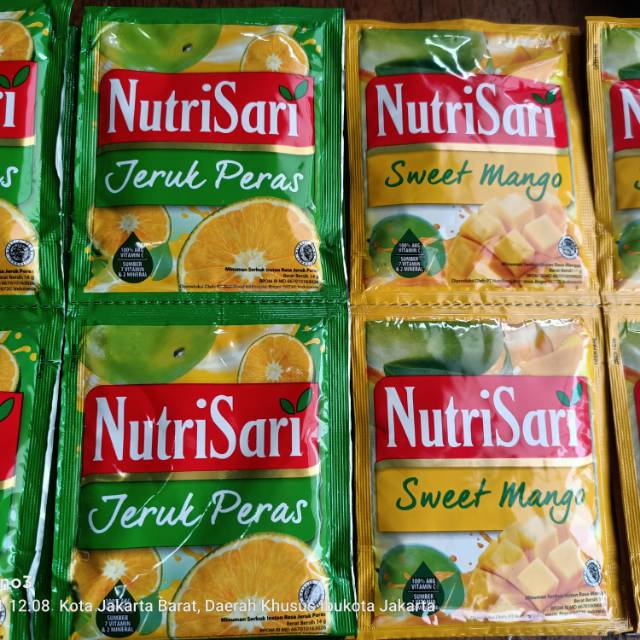 

Nutri sari jeruk peras/mangga