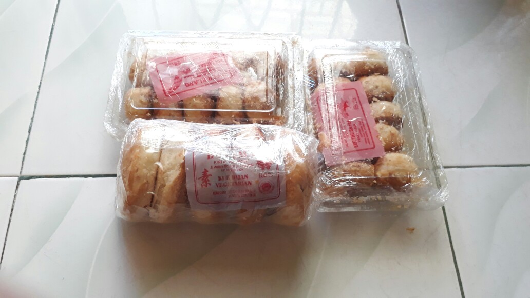 Kue Pia Kue Bijan Vegetarian Delima Khas Bengkalis Phong Pia 5pcs Free Bubble Warp