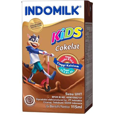 

INDOMILK CHOCOLATE KIDS MILK 115ML /PCS