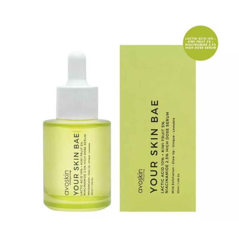 Avoskin Your Skin Bae Lactid Acid 10%+Kiwi Fruit 5% + Niacinamide 2,5% High Dose Serum