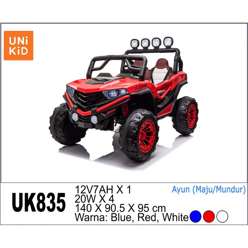 Mainan anak mobil aki Unikid UK 835