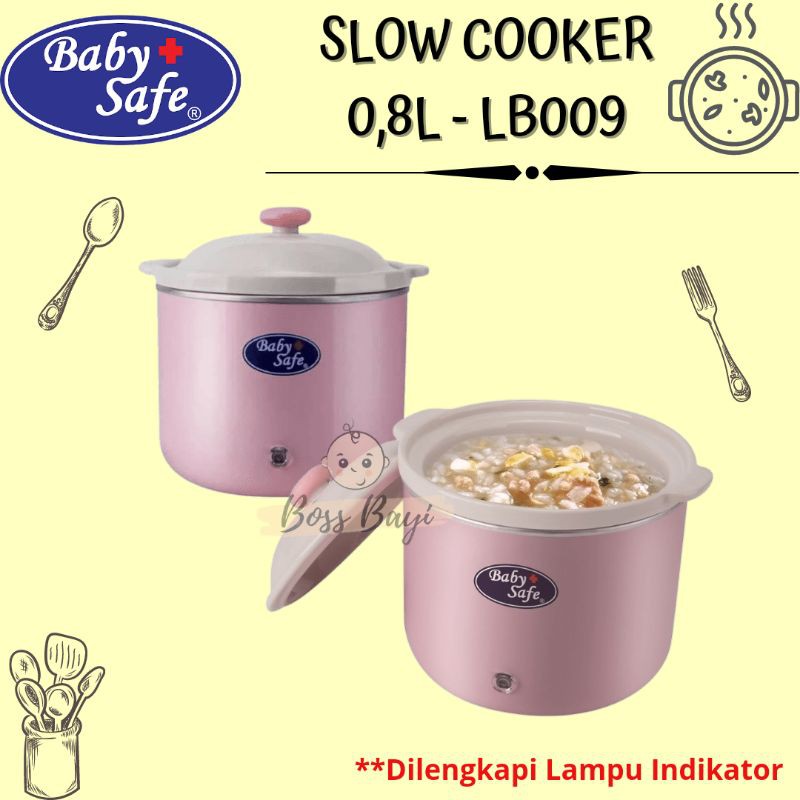 BABY SAFE Slow Cooker LB007 LB008 LB009 LB06D Pemasak Mpasi Bayi Anak