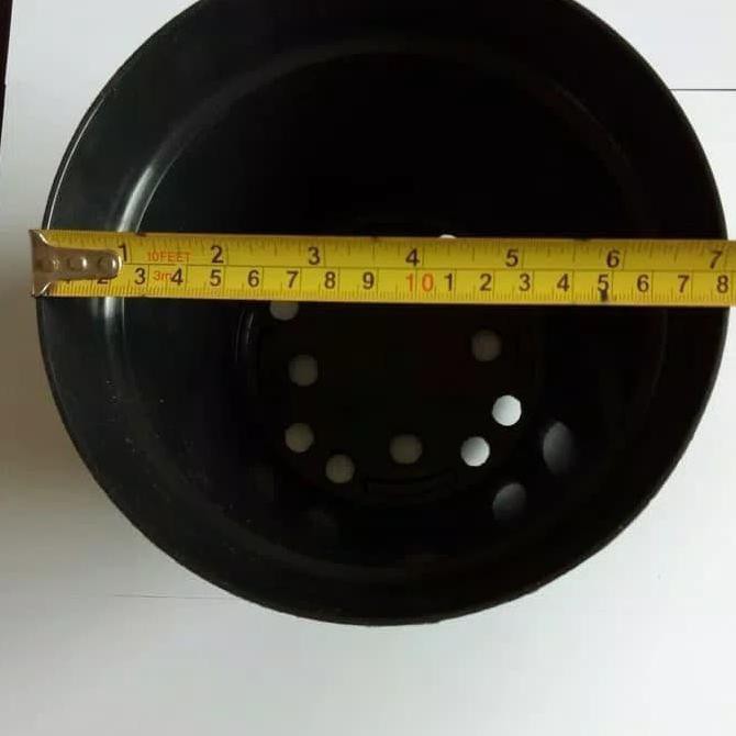 POT Bunga | POT 20 HITAM | POT PLASTIK | Pot 20 cm | Pot plastik hitam
