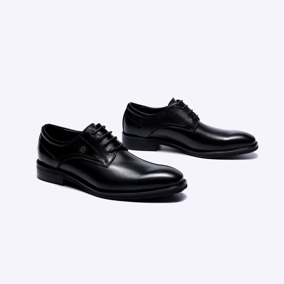 SEPATU FORMAL EVERBEST PRIA ORIGINAL PANTOFEL KULIT ASLI HITAM EM45