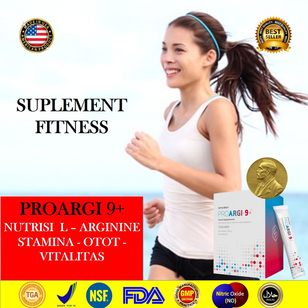 Suplemen Fitness Nutrisi Otot L-Arginine Penambah Stamina Daya Tahan Tubuh Energi Import USA BPOM