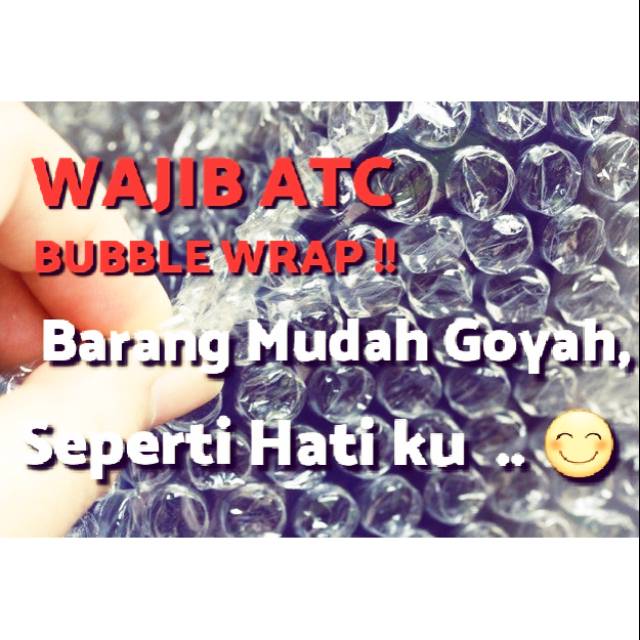 

BUBBLE wrap tambahan packing