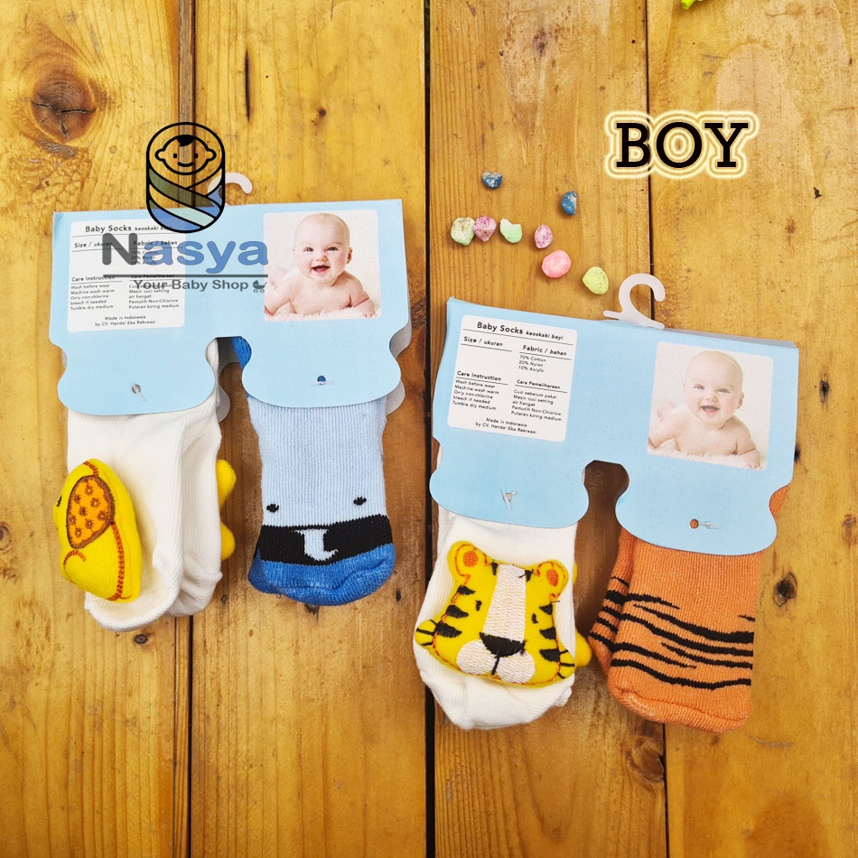 [C-027] Kaos Kaki Bayi Ukuran 0-6 bulan / kaos kaki karakter