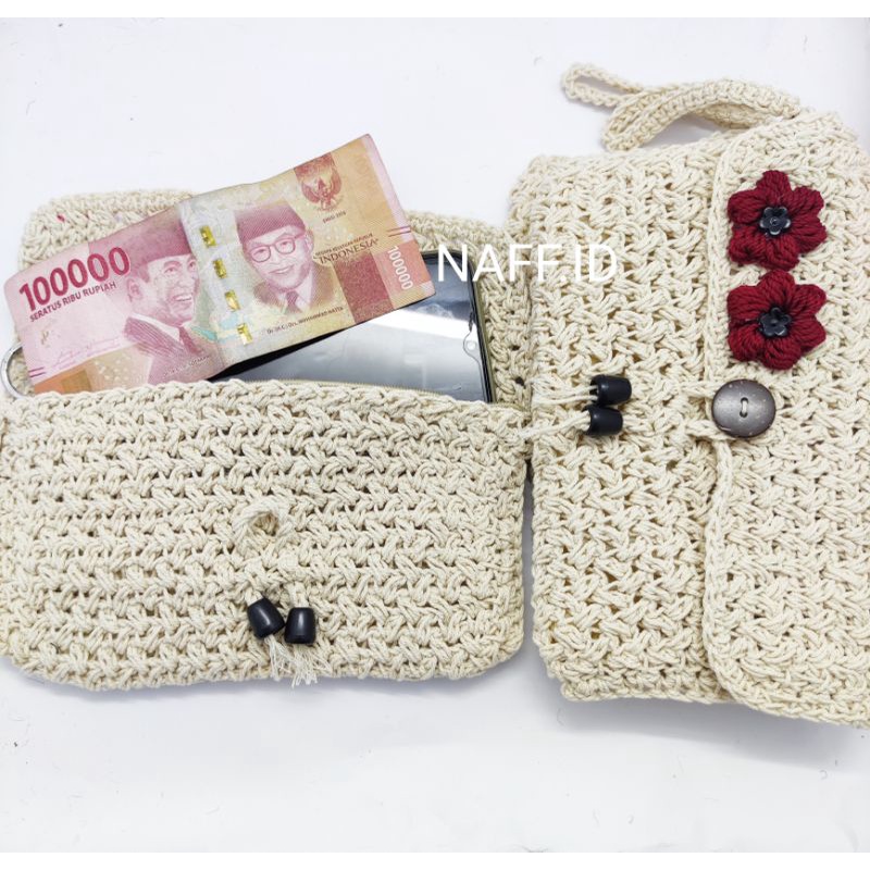 NAFF.ID-Dompet Panjang Rajut &quot;Emily&quot;/Clucth Handmade