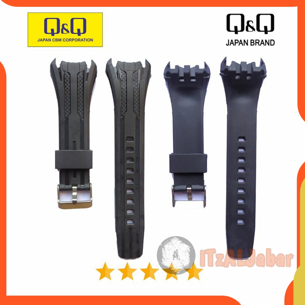 Tali jam tangan Q&amp;Q M121 Rubber strap Tali jam QQ M121