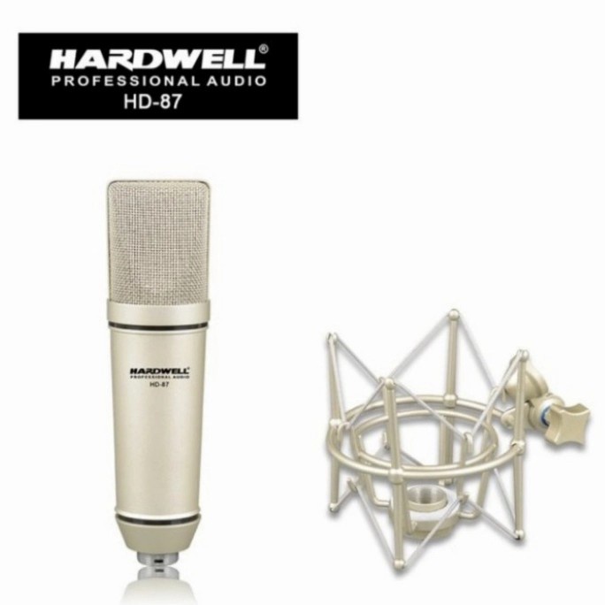 Mic Condensor + Hardcase Hardwell HD87  Hardwell HD 87 ORIGINAL